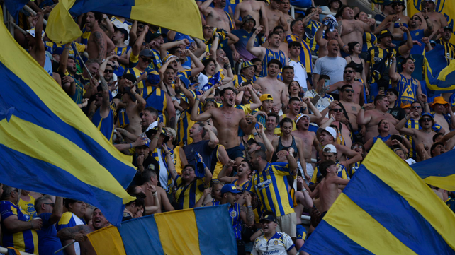 Central campeón. Los canallas festejan un nuevo título en el estadio Madre de Ciudades.&nbsp;