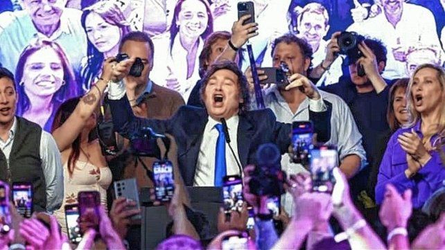 Javier Milei habló tras conocer los resultados.&nbsp;