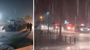 Imágenes del temporal ocurrido en la ciudad de Vera