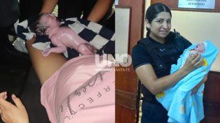 Tras el nacimiento. Hubo aplausos, emoción y abrazos entre todos. La mujer policía no se privó de tener alzado al bebé. En la central de emergencias 911, cuando los policías reportaron la novedad del nacimiento y su estado saludable en el hospital Español, hubo festejos en la frecuencia.&nbsp;