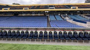 El Gigante de Arroyito luce a nuevo luego de las remodelaciones. La dirigencia de Central organizó la recorrida antes del encuentro con Mineiro por Copa Libertadores.