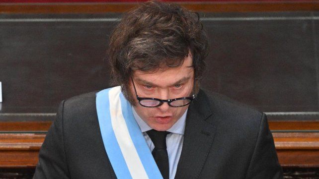 El presidente Javier Milei habló en el Congreso en su primer discurso de apertura de sesiones ordinarias.&nbsp;