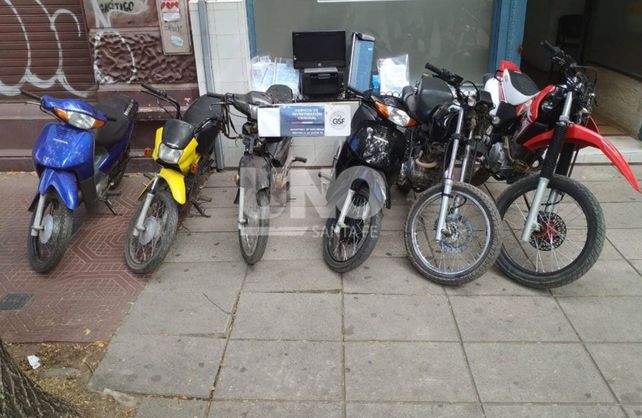 Nuevos allanamientos por una bandadelictiva de robo de motos. Foto gentileza Ministerio de Seguridad.