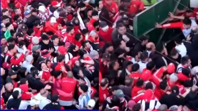 Los hinchas de River tuvieron problemas para ingresar al estadio.