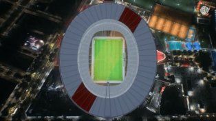 River compartió un video en el que muestra cómo quedará el Monumental para más de 100.000 personas.