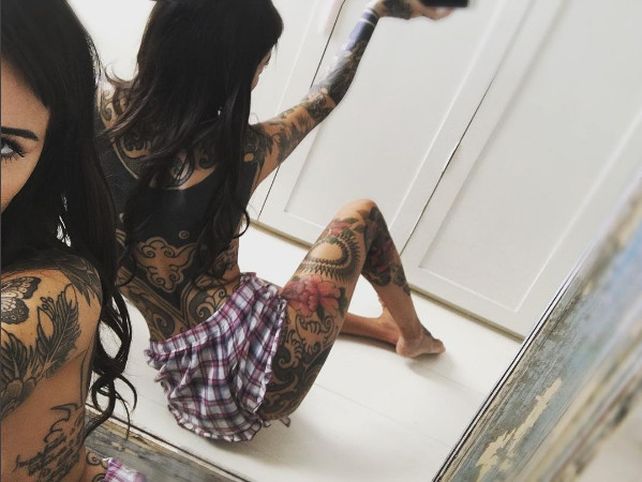 Cande Tinelli volvió a sorprender con un llamativo tatuaje