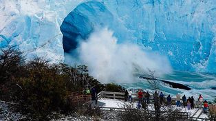El glaciar Perito Moreno rompió el sábado a la noche