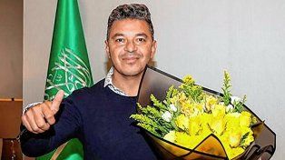 Marcelo Gallardo será presentado este lunes ante los jugadores del plantel saudí.&nbsp;