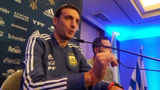 Scaloni palpitó con todo el duelo con Uruguay