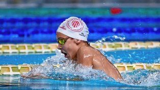 Enzo Luque de Unión de Santa Fe se consagró subcampeón nacional en 100 pecho.