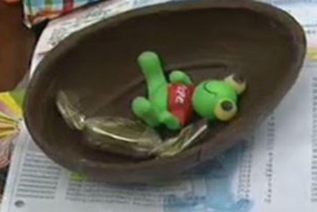 Vendía huevos de pascua con sorpresas de marihuana