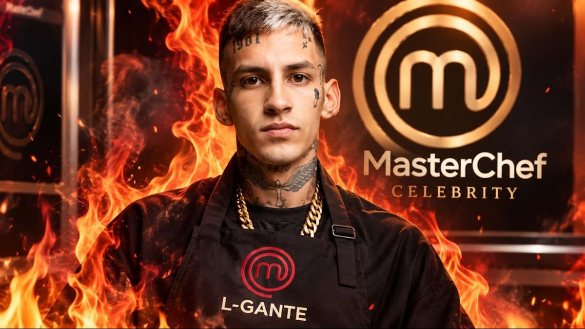 Mal día para L-Gante: le allanaron la casa y se quedó afuera de "MasterChef"
