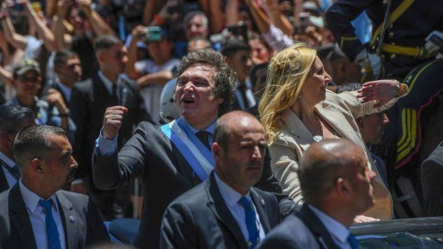 Javier Milei ingresó a Casa Rosada como flamante Presidente
