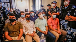 Rugbiers. Los ocho están imputados del crimen de Fernando Báez Sosa, a quien le pegaron entre varios, aún cuando estaba tirado en el piso, indefenso.