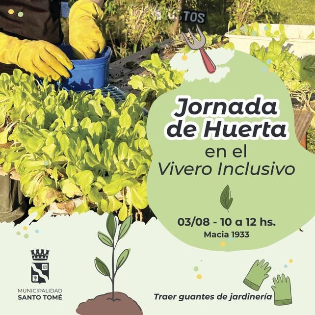 Jornada de Huerta en el Vivero Inclusivo Pedagógico Jornada de Huerta en el Vivero Inclusivo Pedagógico