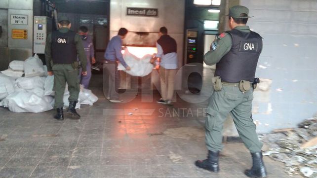 Incineraron 600 kilos de cocaína y marihuana en el crematorio municipal