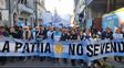 Marcha por Cristina: movimientos políticos y sindicales de Santa Fe se concentran en Plaza de Mayo