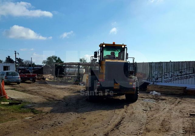 La empresa constructora Ponce decidió reforzar todos los contenedores metálicos como así las medidas de seguridad