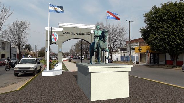 Un bulevar renovado de Concepción del Uruguay ha sido dedicado al Federalismo y a la figura de Pancho Ramírez.