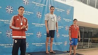 Martín Carrizo se impuso en la prueba de 800 metros libre y clasificó a los Juegos Odesur de Asunción.