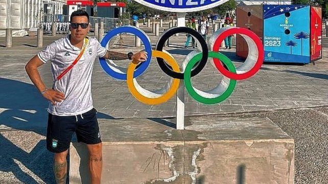 Julián Molina salió a pista en el último día de competencia en los Panamericanos de Chile.