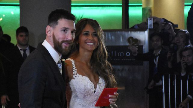 Messi y Antonela Roccuzzo ya son marido y mujer