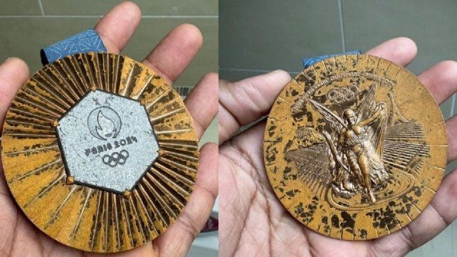 Polémica por el estado de las medallas de los Juegos Olímpicos.