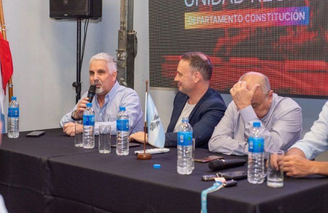 Villa Constitución.&nbsp;El intendente villense Jorge Berti participo del acto junto a otras autoridades