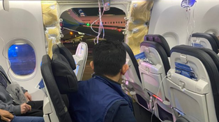 Pánico en el aire: pasajeros  filmaron la pérdida de una ventanilla en pleno vuelo