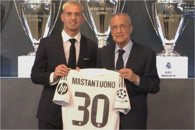 El Real Madrid presentó a Mastantuono: Llegar al club más grande del mundo era un sueño