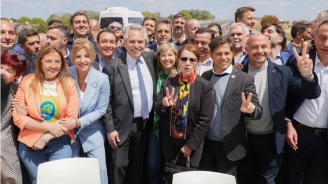 El presidente Alberto Fernández durante el acto en el que anunció el bono para sectores más vulnerables y criticó con dureza al ex presidente Macri.&nbsp;