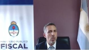 El fiscal Luciani durante su alegato.
