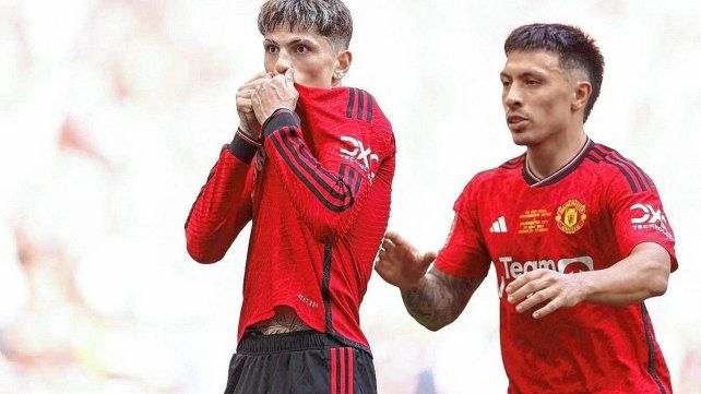 Con un gol de Alejandro Garnacho