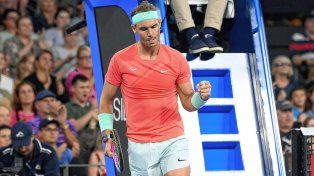 Rafael Nadal comenzó el 2024 con una victoria.