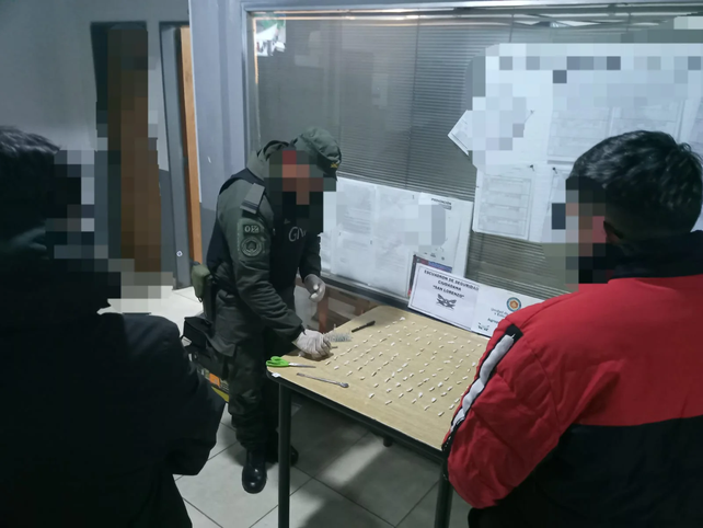 El procedimiento realizado en San Lorenzo derivó en el secuestro de gran cantidad de dosis de cocaína