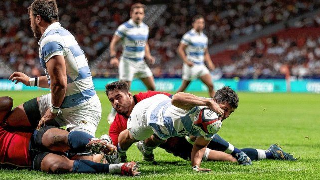 Los Pumas no dejaron dudas ante España en el amistoso del sábado.