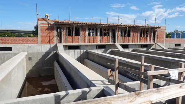 Planta-espejo. La obra civil para potabilizar más agua segura