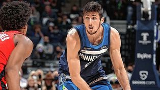 El cordobés Leandro Bolmaro fue bajado por Minnesota al equipo de la G-League.&nbsp;