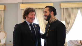 Javier Milei participó de la asunción del segundo mandato de Bukele en El Salvador.