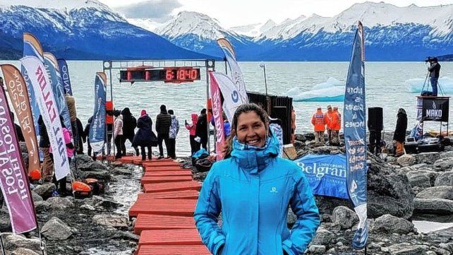 Eliana Medina fue una de las entrerrianas que compitió en El Calafate.
