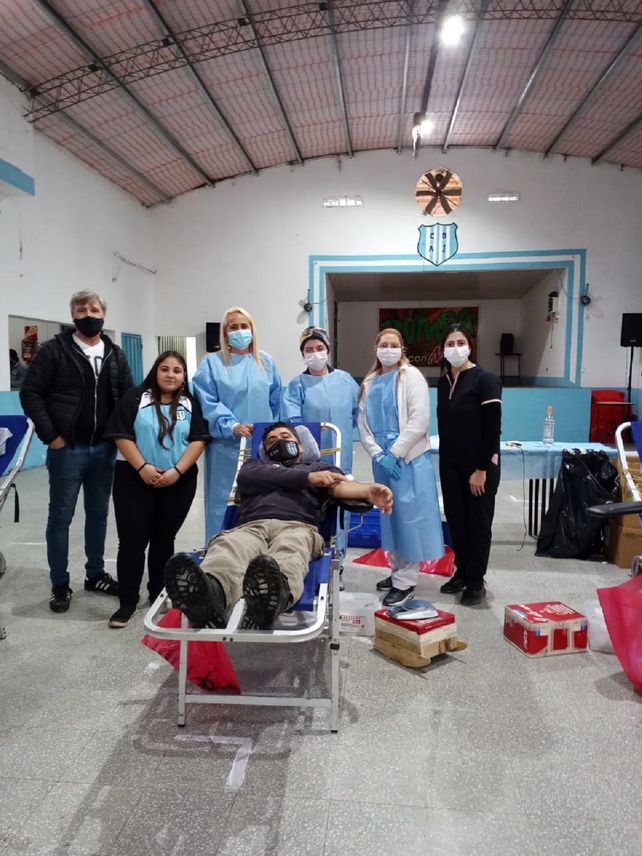 Argentino se sumó a la campaña de donación de sangre