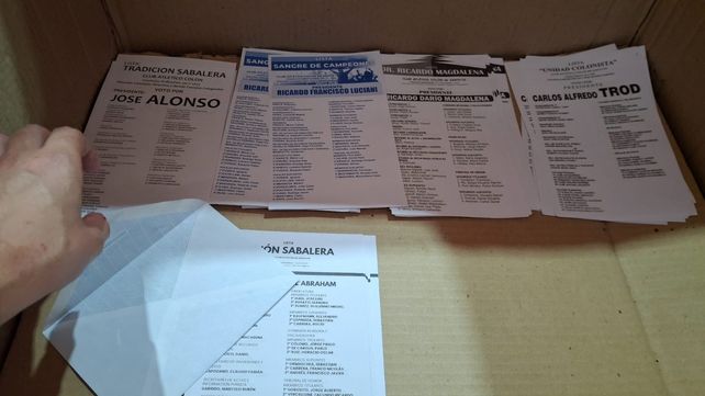 La boleta de Luciani. Según establece el reclamo presentado