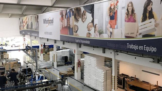 La fábrica de Whirpool en Pilar proyectaba producir 300 mil electrodomesticos al año