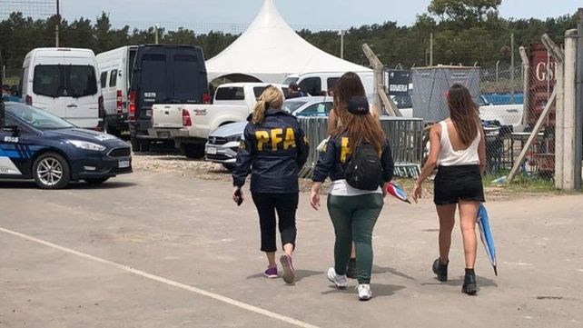 La Policía Federal realizó el operativo el pasado domingo en el autódromo.