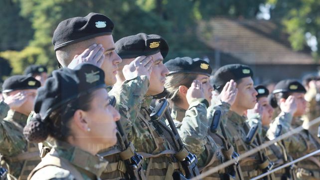 ¡Sí, juro!!! soldados juraron lealtad a la Bandera