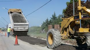 Alto Verde: vecinos acompañan las obras de pavimentación del acceso al barrio
