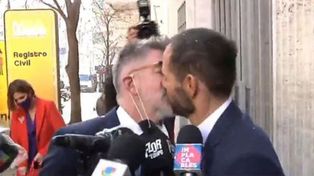 No pude parar de llorar, confesó Luis Novaresio en el Registro Civil