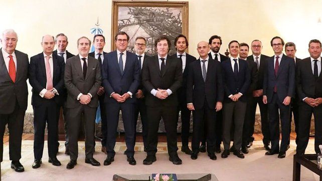 En la residencia de la embajada de la Argentina en Madrid