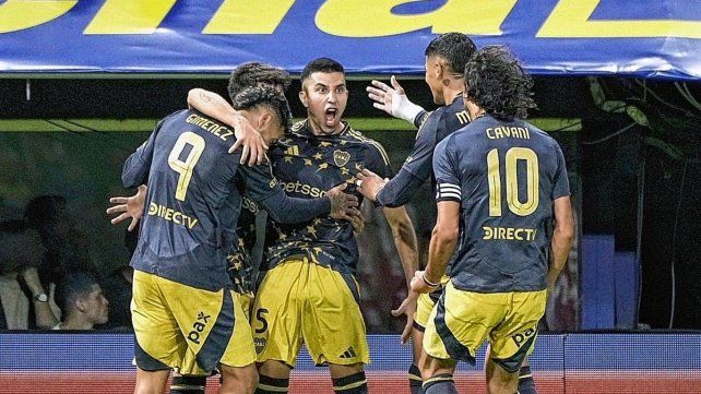 Boca venció como local a Barracas Central 1-0.