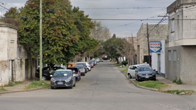 La cuadra donde ocurri&oacute; el crimen.